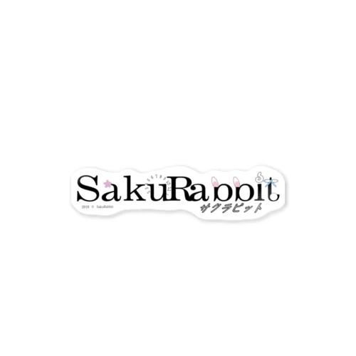 SakuRabbit　ロゴグッズ ステッカー