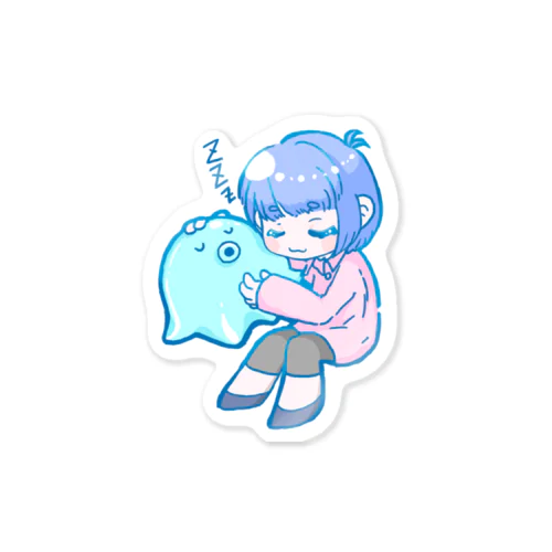 ねむねむたこ Sticker