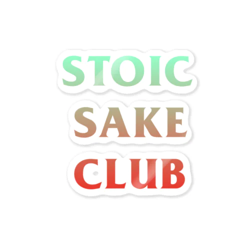 STOIC　SAKE　CLUB Sticker