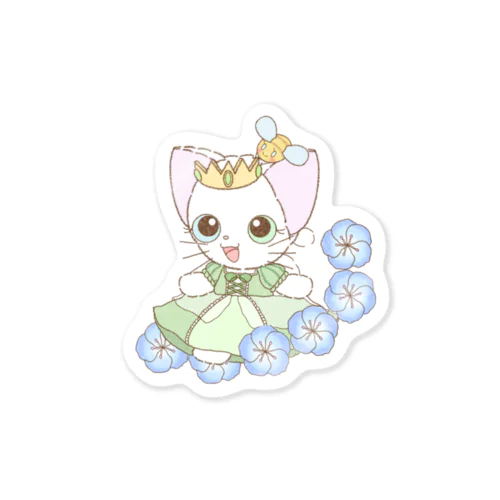プリンセス猫ちゃん ステッカー