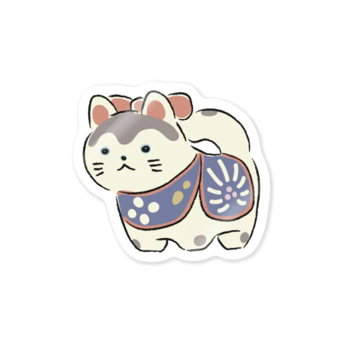 ゆる犬張子 Sticker