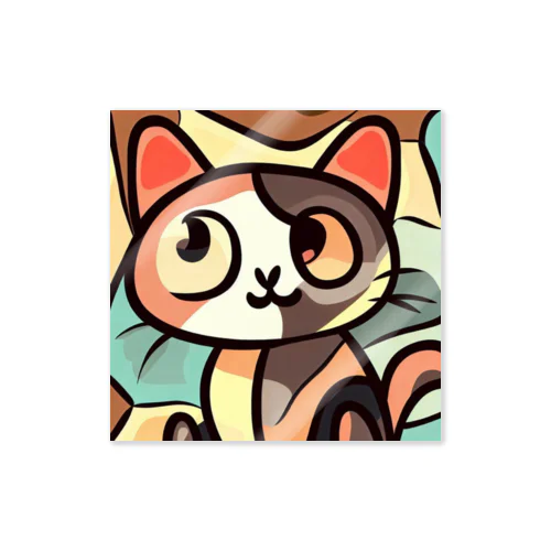 Mysterious Cat Sticker