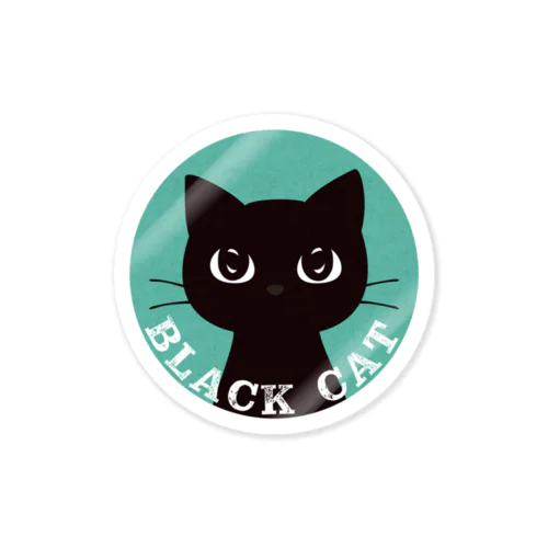 BLACK CAT Sticker