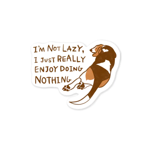 Lazy Dog Musashi Sticker