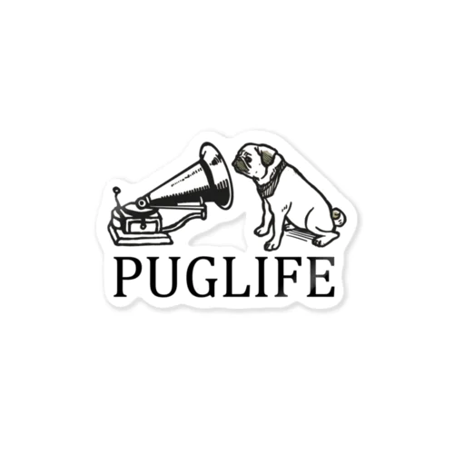 PUG LIFEグッズ ステッカー