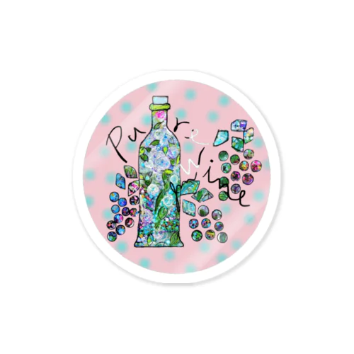 PURE WINE Sticker