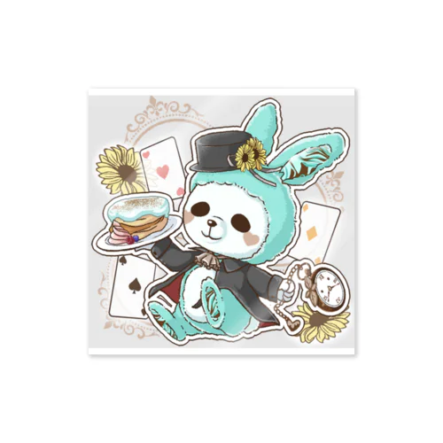 チョコミンパンうさ Sticker