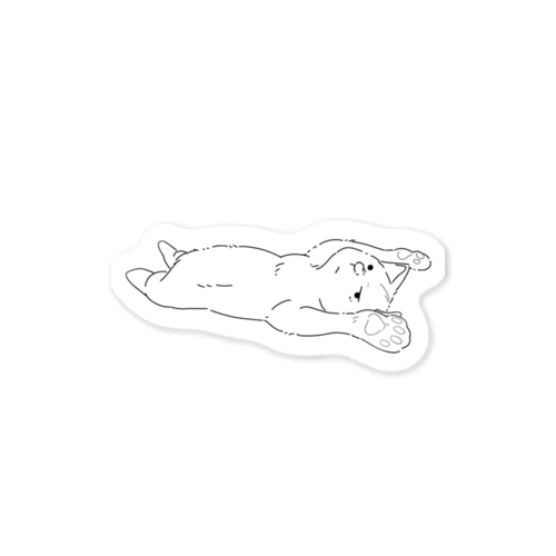 nIwa neko label Sticker