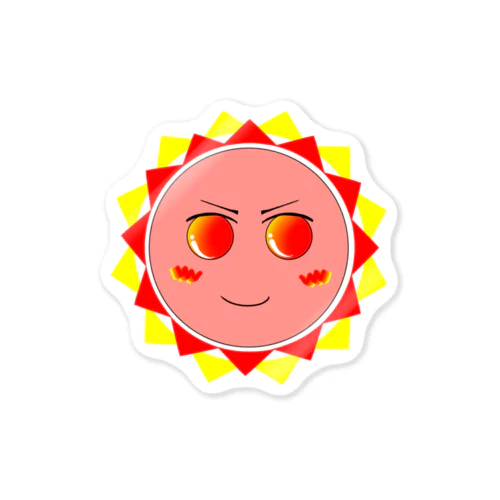 茜色の眼の太陽 Sticker