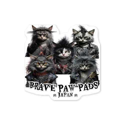 2023 B.B.P オフィシャルグッズ （黒）ねこT Sticker