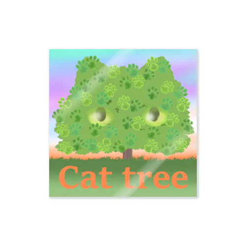 ＣＡＴ　ＴＲＥＥ Sticker