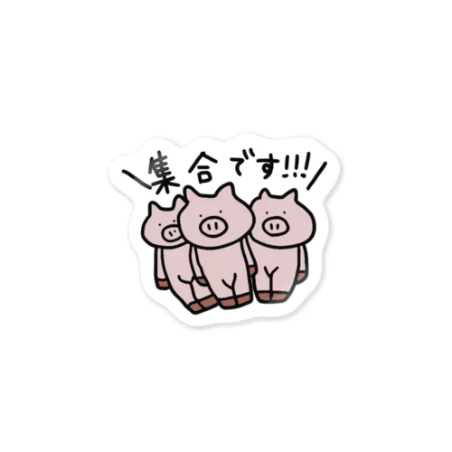 満たされすぎたブタ Sticker