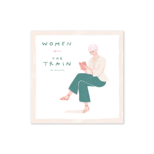 Women on the train ステッカー