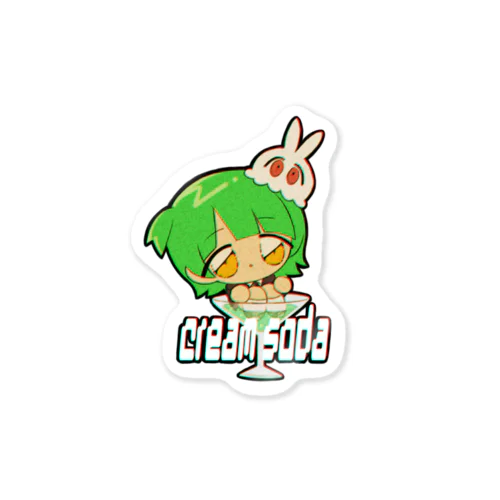 【nate&ぢのコラボ】cream soda Sticker