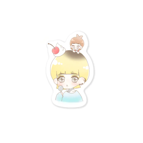 プリンアラモードちゃん Sticker