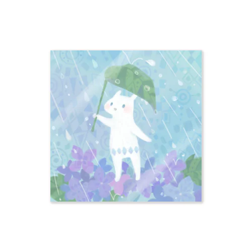 雨の日 ステッカー