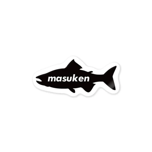 masuken logo ステッカー