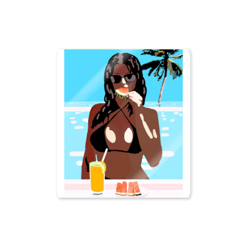 summer beauty Sticker