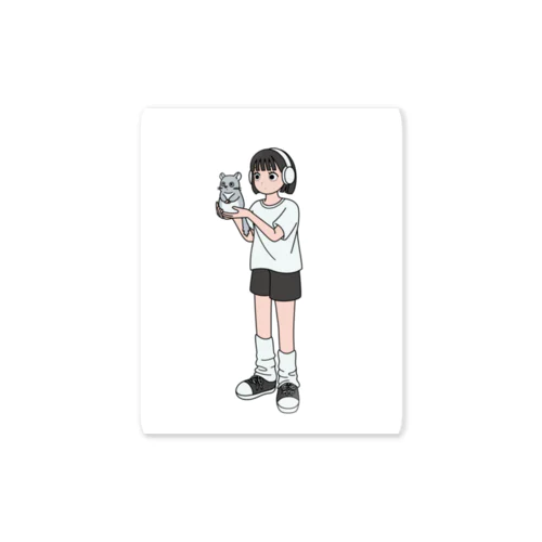 狩野ちゃんとごまちゃん Sticker