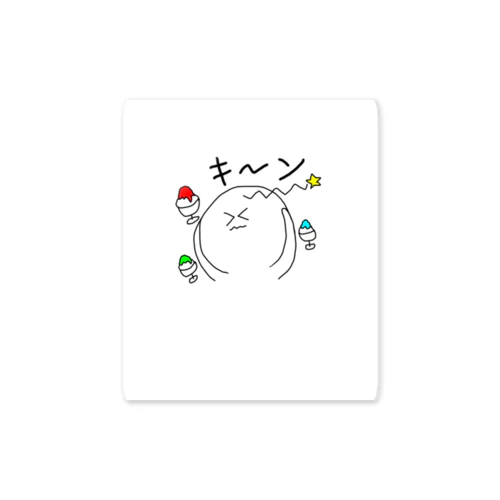 かき氷 스티커