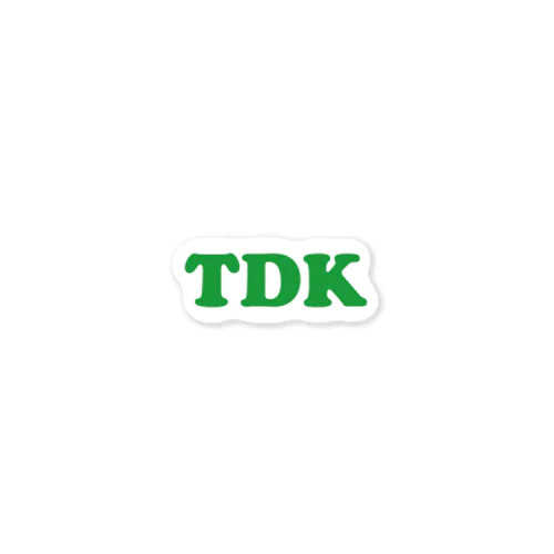 TDKステッカー Sticker