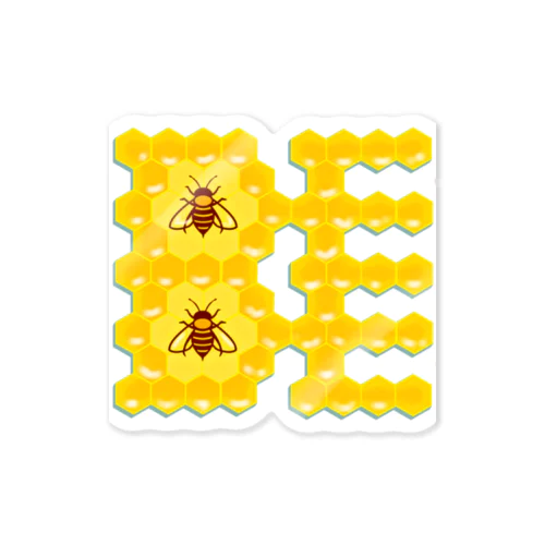 ハニカム構造(BEE） Sticker