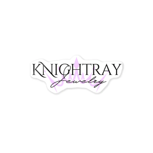 Knightray ミニロゴ BLACK Sticker