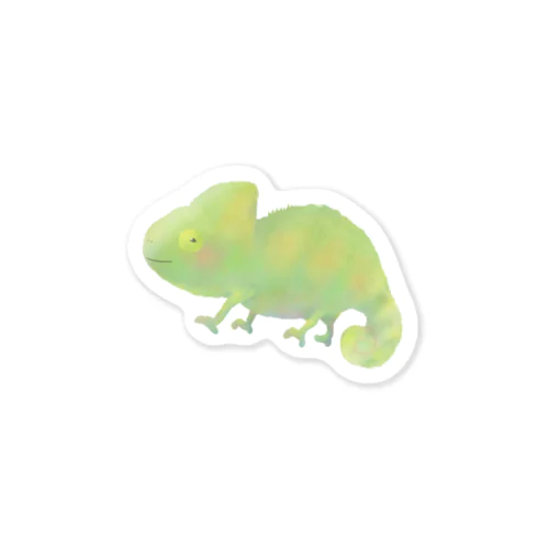 ほわふにゃ￤エボシカメレオン Sticker