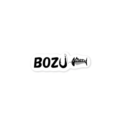 BOZU-men。ボウズ君 ステッカー