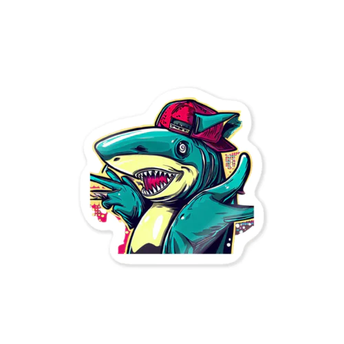 Rari Shark Sticker