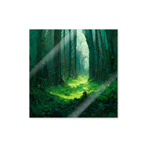 Green Forest Sticker