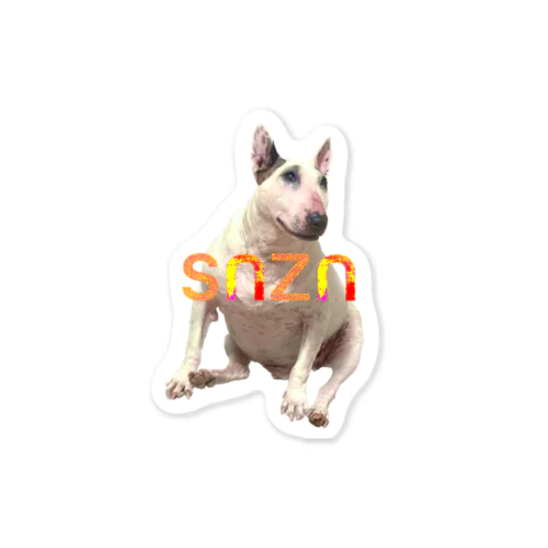 snzn_BullTerrier Sticker