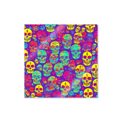 skull wallpaper Sticker