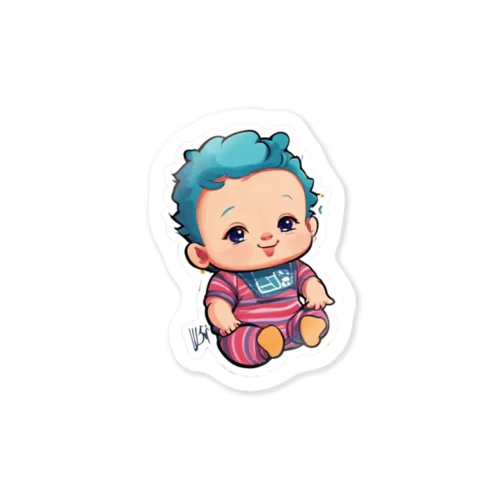 可愛い赤ちゃんステッカー　数量限定 Sticker