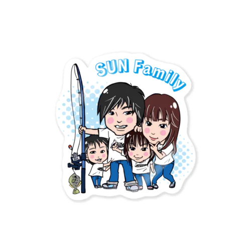 SUN family Sticker