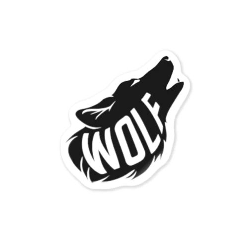 AWBC // Anti Weak Beast Club // Wolf Sticker