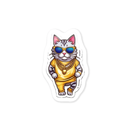 イケイケのロシアンブルー　ベルナールさん Sticker