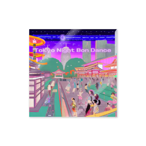 Tokyo Night Bon Dance Sticker
