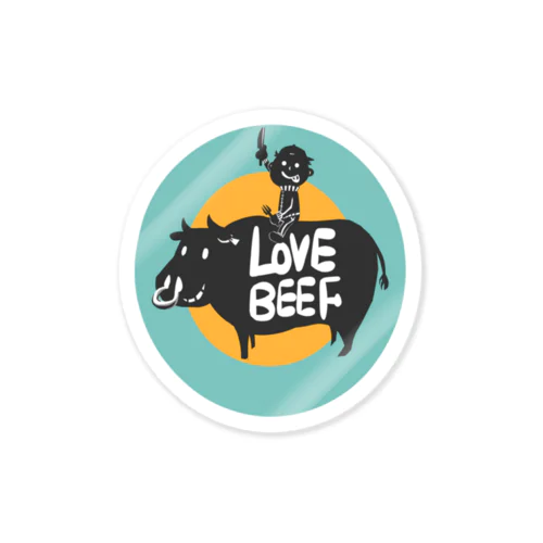 LOVE BEEF(雑貨) ステッカー