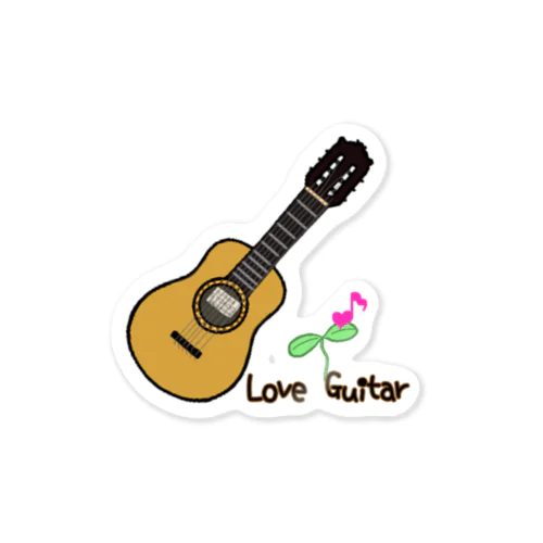 Love Guitar 🎵 ステッカー