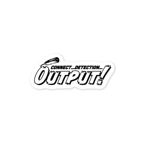 Output!ステッカー Sticker