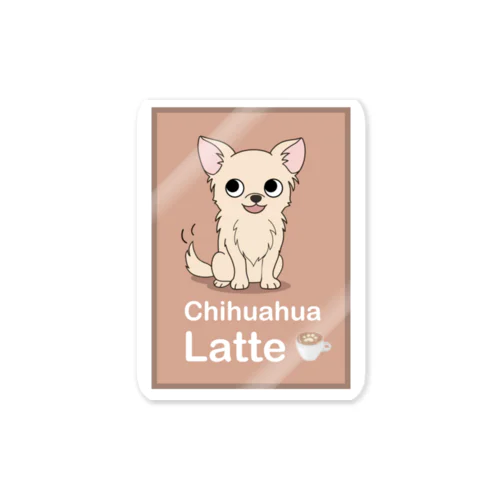 Ch-Latte-1 Sticker