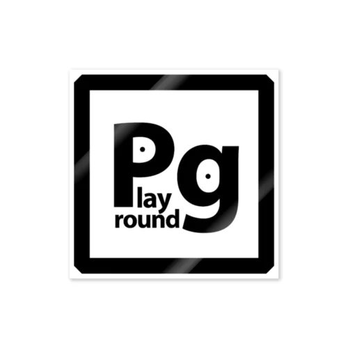 PlayGround ステッカー