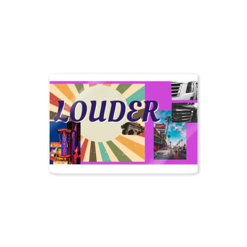 louder Sticker