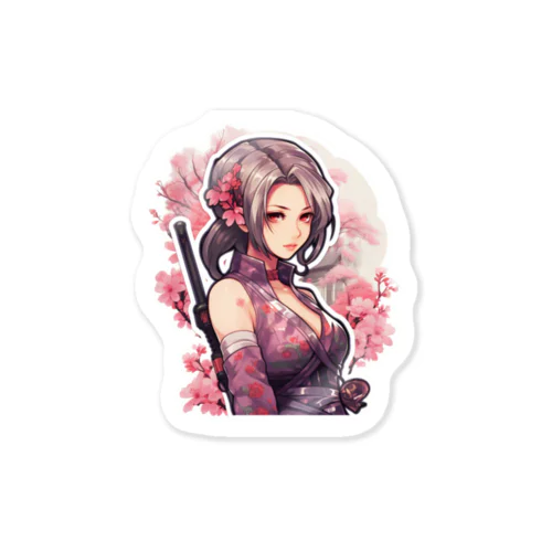 Japanese Ninja _ KUNOICHI Sticker