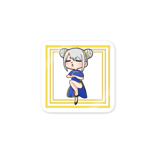 チャイナガール(自画像) Sticker