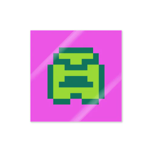 Pixelglyph #07396 ステッカー