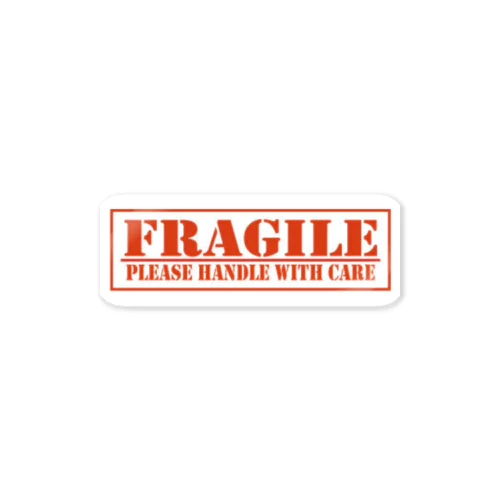 Fragile ステッカー
