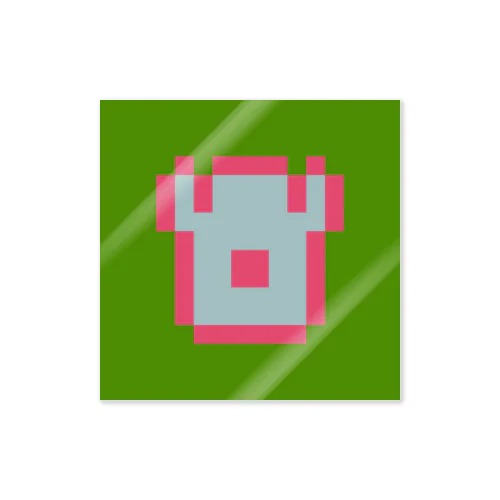 Pixelglyph #08410 ステッカー