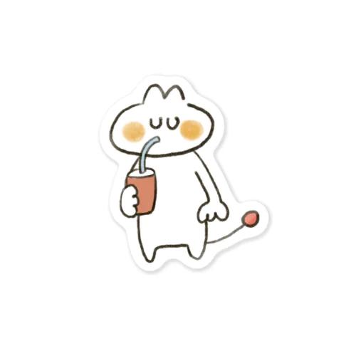 ねこぺぺジュース🥤 ステッカー